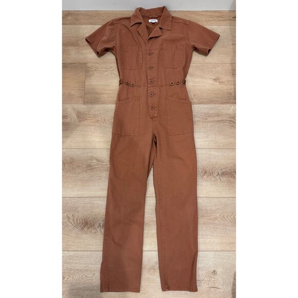 Pistola Grover Jumpsuit Cinnamon Brown Size XXS - Picture 8 of 14